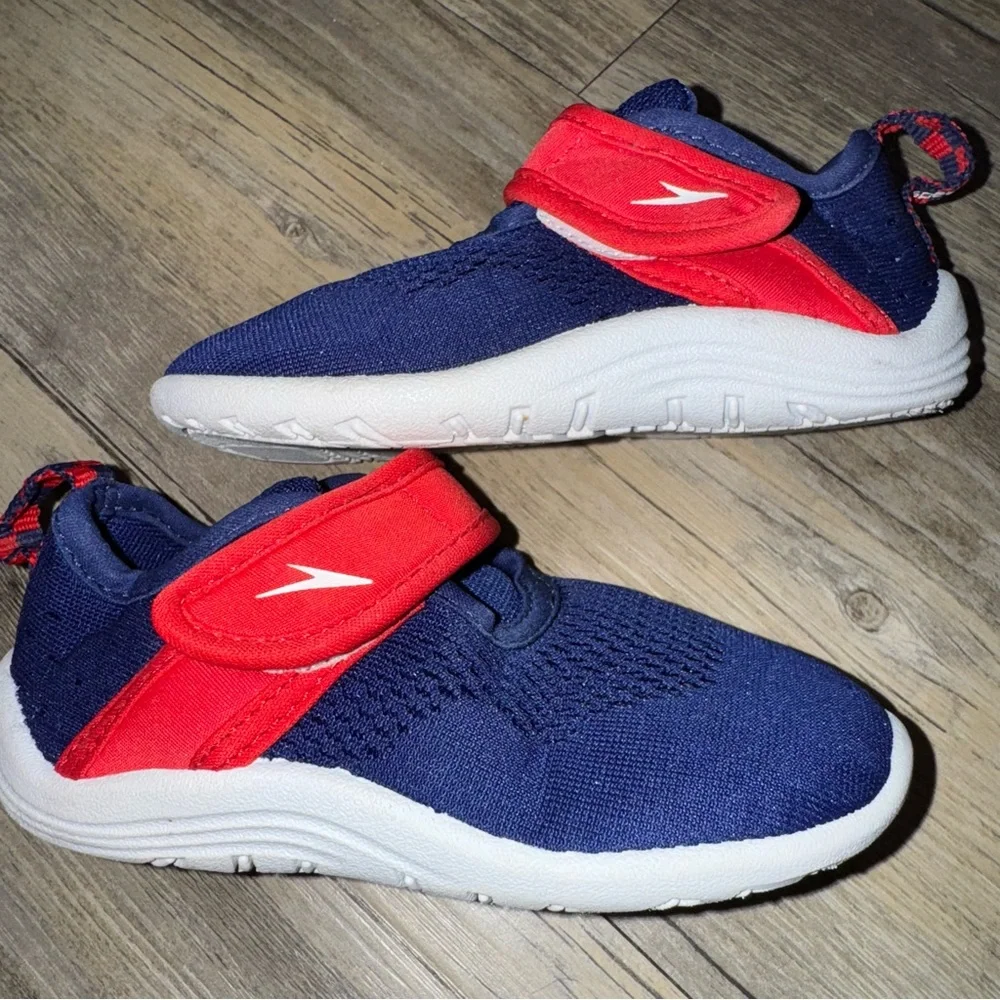 Speedo Kids' Navy and Red Water Shoes